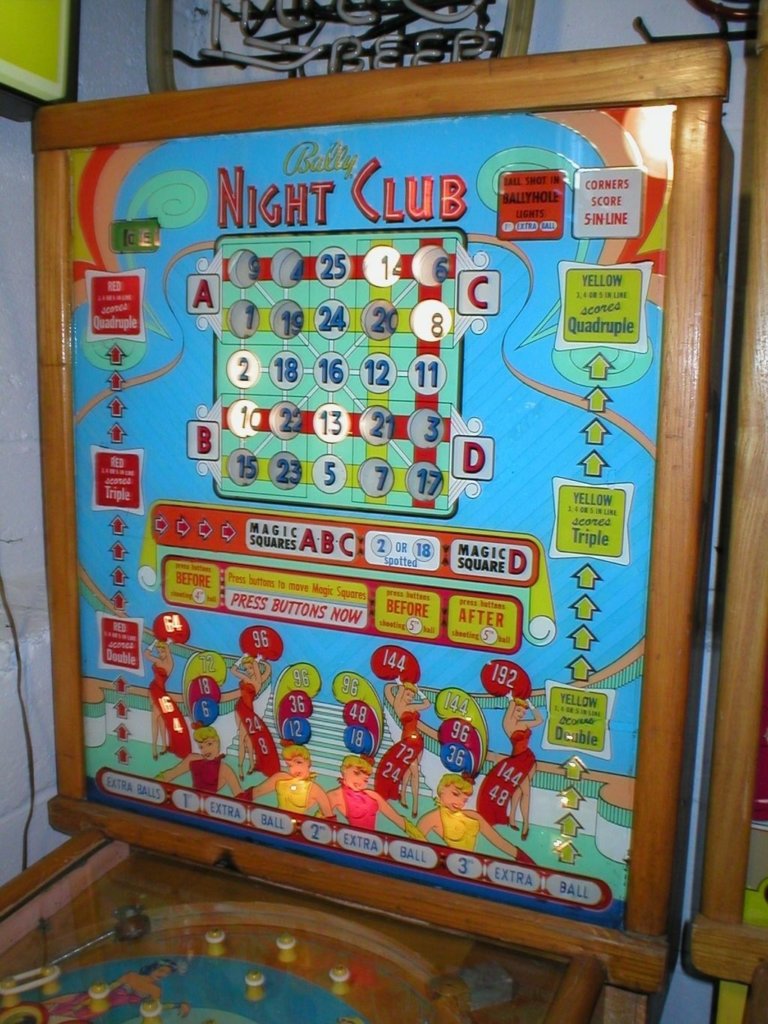 Night Club Bally 1956 Pinball Mods And LED Lighting