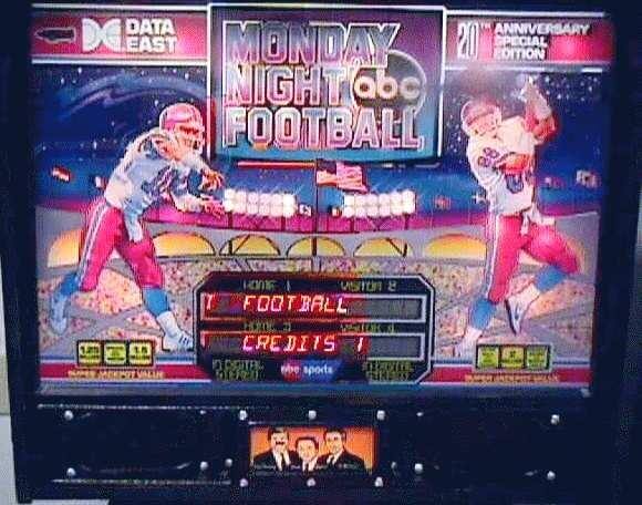 Monday Night Football (Data East, 1989) Pinball Mods and LED Lighting